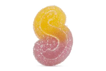 Product image of Fully Blasted Peach Passionfruit 1:1 CBN THC - Spinach - Gummies