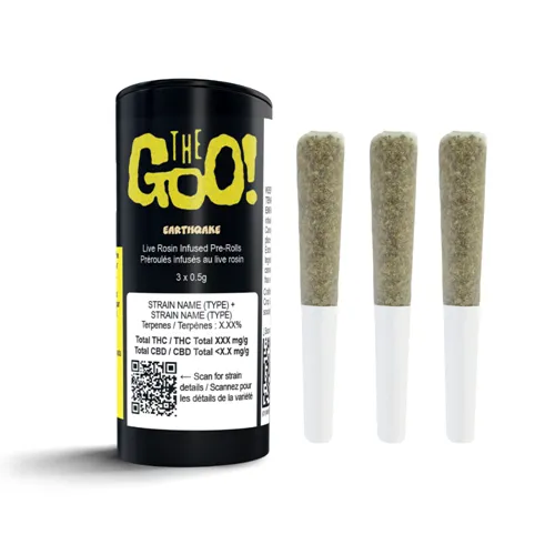 Product image of Earthqake Live Rosin Infused - The Goo! - Infused Joints