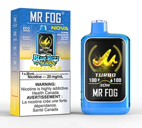 Product image of Blue Razz Steezy Pineapple - MR FOG x NOVA - Disposable