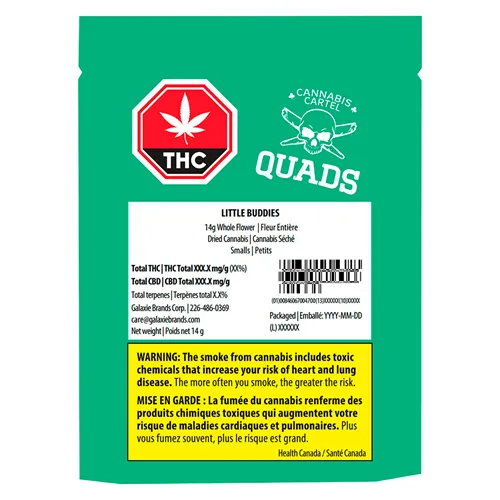 Little Buddies - Cannabis Cartel QUADS - Dried Flower