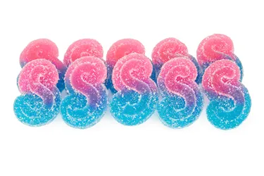 Product image of Fully Blasted Blue Raspberry Watermelon - SOURZ by Spinach - Gummies