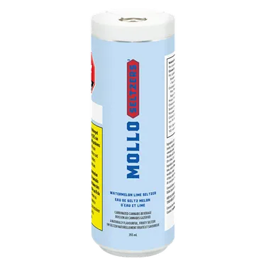 Product image of Watermelon Lime Seltzer - Mollo Seltzers - THC Drinks