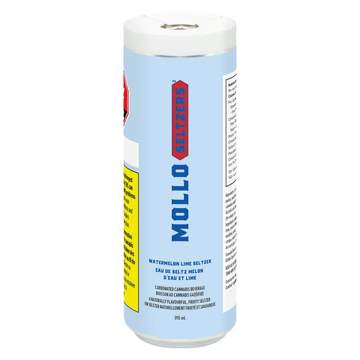 Product image of Watermelon Lime Seltzer - Mollo Seltzers - THC Drinks