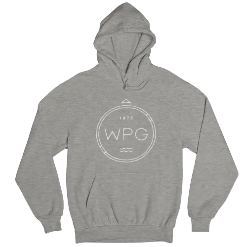 Product image of WHW, WPG Compass Grey Pullover Hoodie