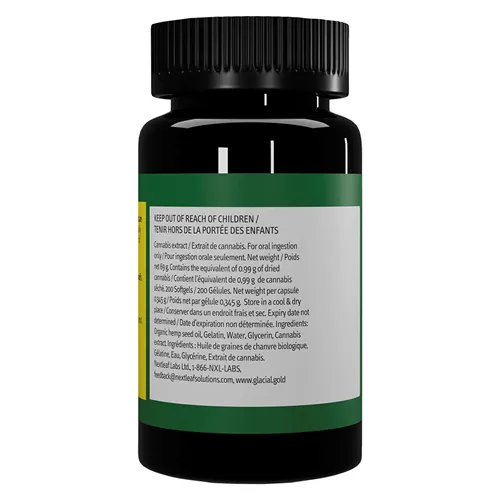 RSO Full Spectrum 5:5 Softgels - Glacial Gold - Capsules