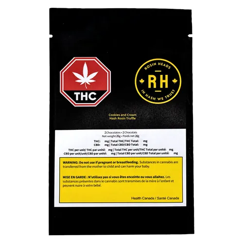 Cookies & Cream Hash Rosin Truffle - Rosin Heads - Chocolates