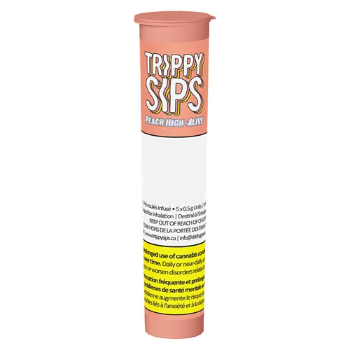 Peach High-Alive - Trippy Sips - Infused Joints