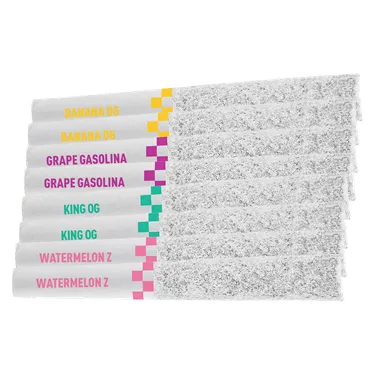 Product image of Flyers Frosted Infused Drag Pack - Claybourne - Variety Infused Pre-Rolled