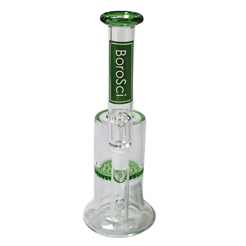 Product image of Borosci, 7" Honeycomb Glass Concentrate Rig with Banger