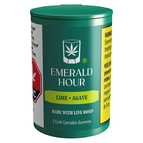 Lime Agave Live Rosin Gummies - Emerald Hour - Gummies