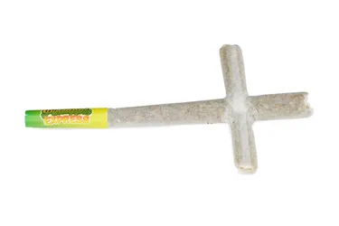 Product image of Pineapple Express Cross Joint - AMBR - Infused Joints