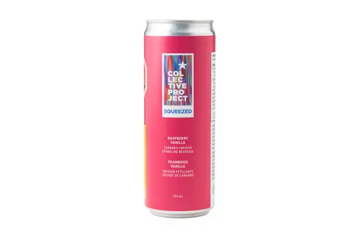 Product image of Raspberry Vanilla Sparkling Juice - Collective Project - THC & CBD Drinks