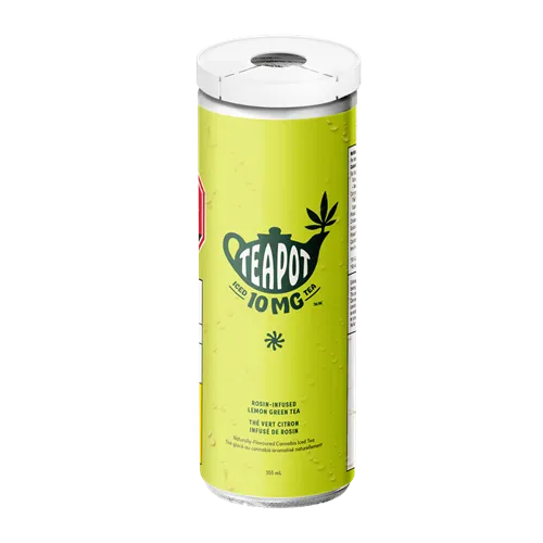 Rosin Infused Lemon Green Tea - Teapot - THC Drinks
