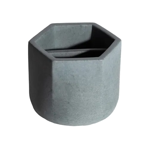 Product image of BRNT, Malua Concrete Storage Jar w/ Walnut Lid