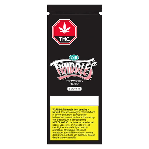 3:1 Original Strawberry Taffy CBG/THC - Twiddles - Gummies