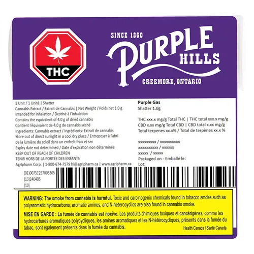 Purple Gas - Purple Hills - Shatter
