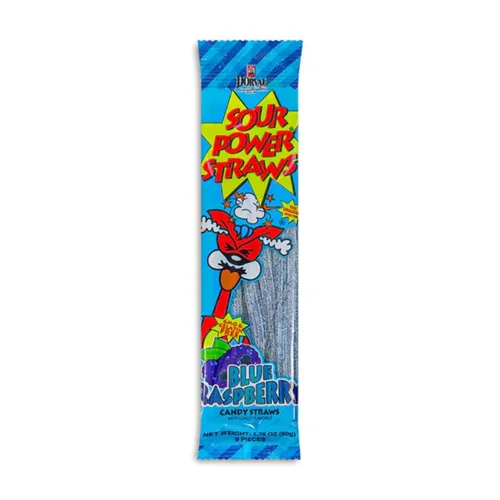 Product image of Sour Power Straws, Blue Raspberry