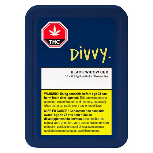 Black Widow CBD - Divvy - Joints