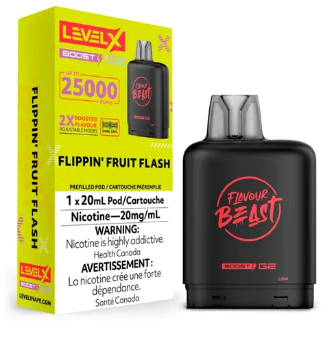 Product image of Flippin' Fruit Flash - Flavour Beast x Level X G2 Boost - Pod