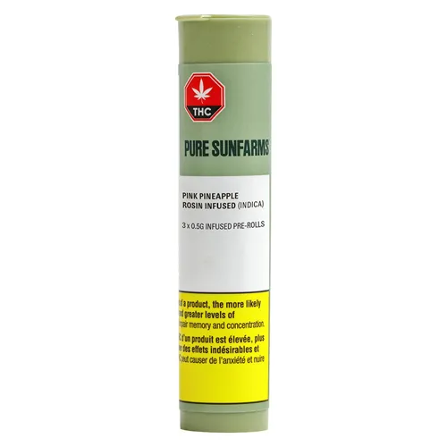 Pink Pineapple Rosin Infused - Pure Sunfarms - Infused Joints