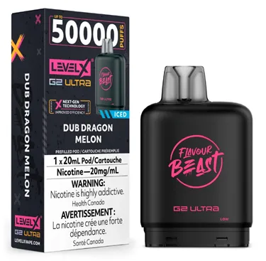 Product image of Dub Dragon Melon - Flavour Beast x Level X G2 Ultra - Pod