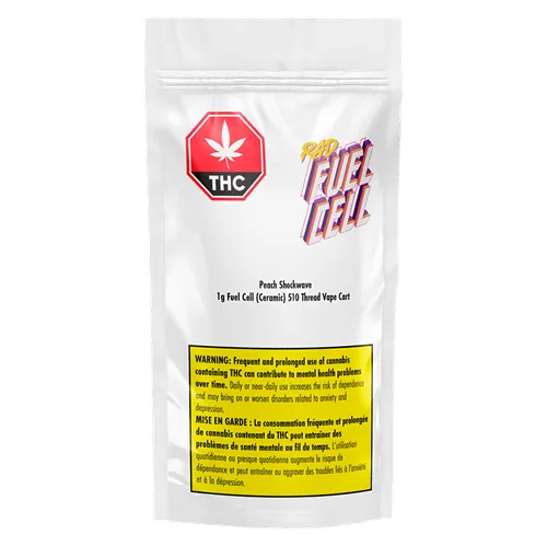 Peach Shockwave Fuel Cell - RAD - 510 Cartridges