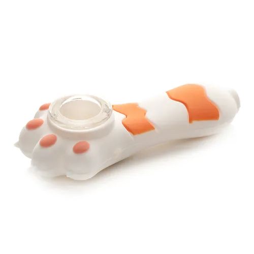 Product image of LIT Silicone, 3.25" Cat Paw Hand Pipe