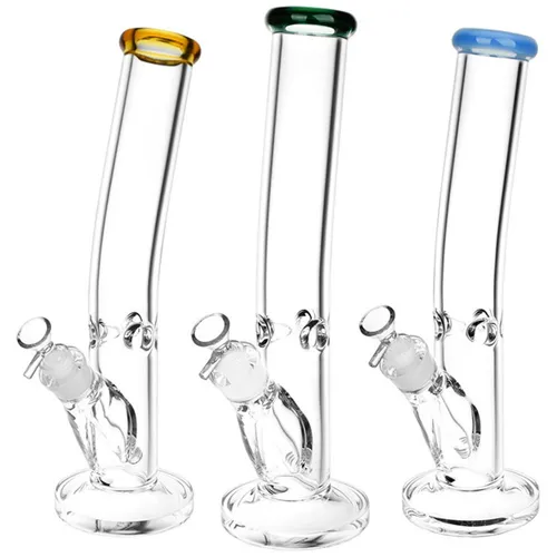 Product image of Classic Bent Neck Straight Tube Glass Water Pipe