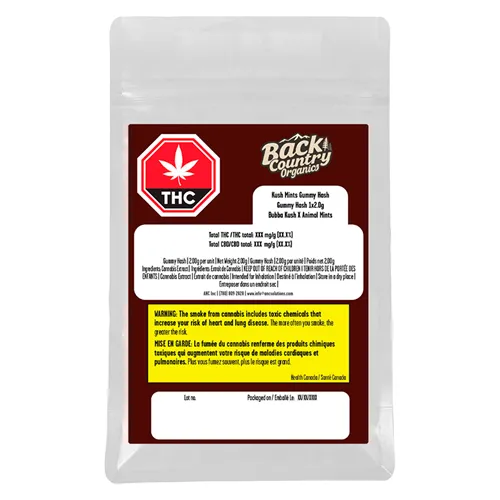 Kush Mints Classic Hash - Back Country Organics - Hash