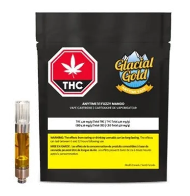 Product image of Anytime 1:1 Fuzzy Mango - Glacial Gold - 510 Cartridges