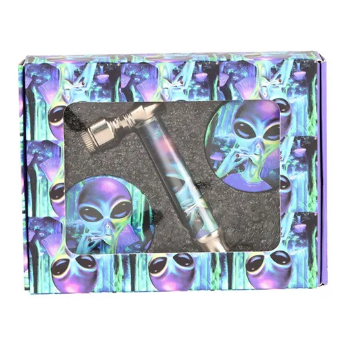 Product image of 3.25" Neo-Psych Pipe & Grinder Set
