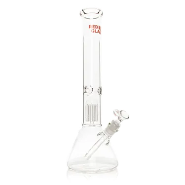 Product image of Red Eye Glass, 16" Tall Jammer Dual Chamber Beaker W/8 Arm Tree Perc
