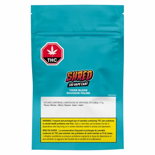 Tiger Blood - Shred - 510 Cartridges