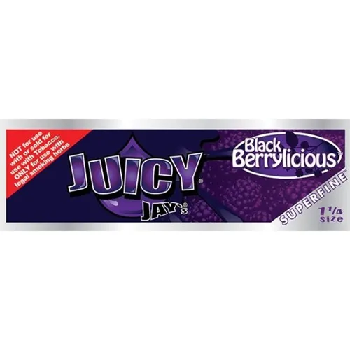 Product image of Juicy Jay, Black Berrylicious Flavored Papers