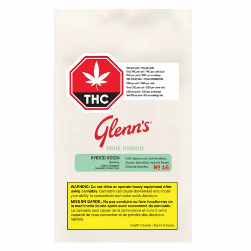 No. 16 True Hybrid Rosin Cotton Clouds - Glenn's - Gummies
