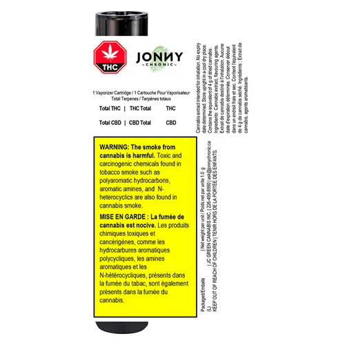 Granddaddy Purple Liquid Diamonds - Jonny Chronic - 510 Cartridges