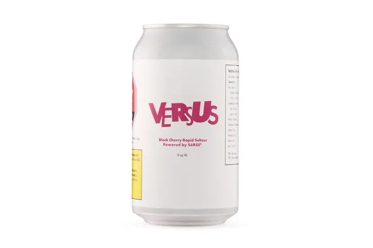 Product image of Black Cherry Rapid Seltzer - Versus - THC Drinks