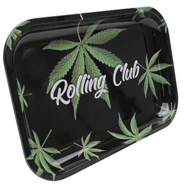 Product image of Rolling Club, Leaves Metal Rolling Tray