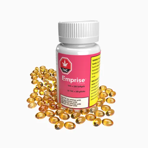 Product image of 1000 THC Softgels - Emprise Canada - Capsules