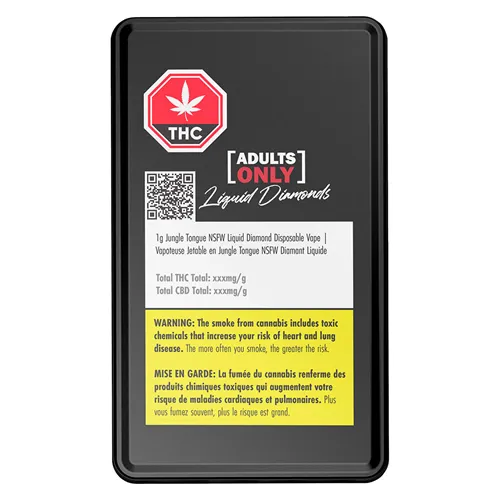 Jungle Tongue NSFW Liquid Diamond AIO - Adults Only - Disposables