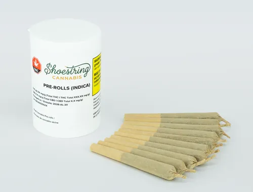 Indica - Shoestring Cannabis - Joints