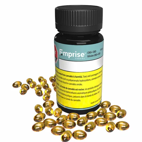 Product image of CBG+CBD Softgels - Emprise - Capsules