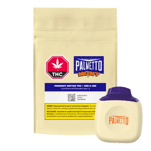 Product image of Midnight Nectars CBN & CBD - MGNT Palmetto - Disposables
