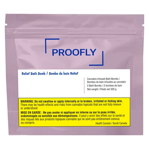 Relief Bath Bomb - Proofly - Infused Bath