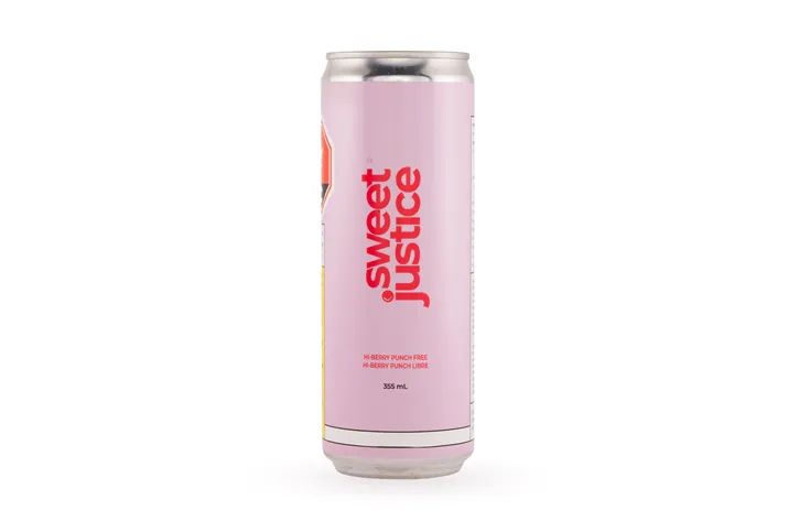 Product image of Hi-Berry Punch Free (10+10Cbg) - Sweet Justice - THC Drinks