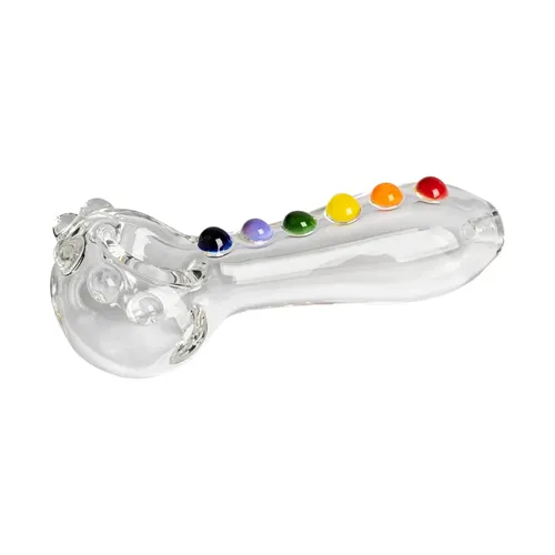 Product image of Red Eye Glass, 4" Gumdrops Hand Pipe