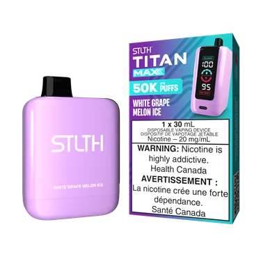 Product image of White Grape Melon Ice - STLTH Titan Max - Disposable