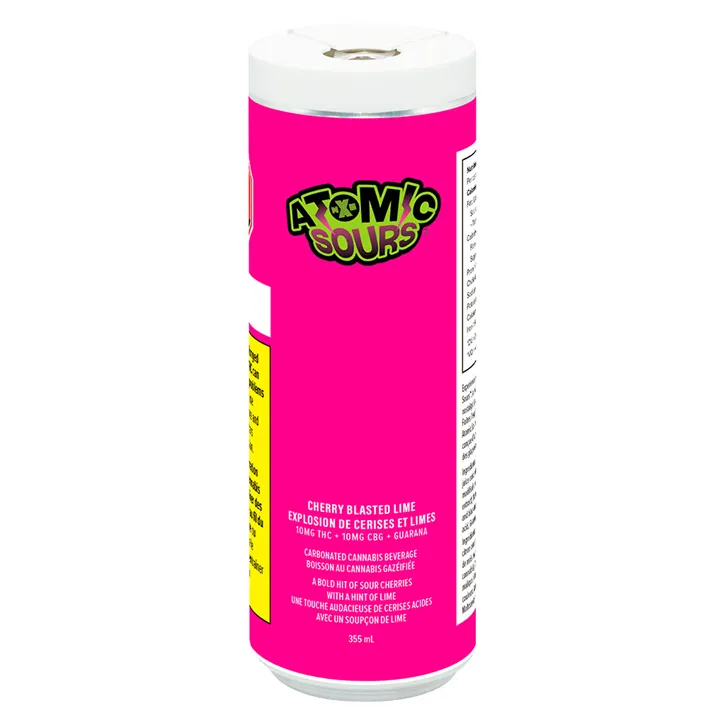 Product image of Atomic Sours: Cherry Blasted Lime - XMG - Minor Cannabinoid Drinks