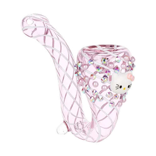 Product image of Greeting Kitty Sherlock Glass Pipe