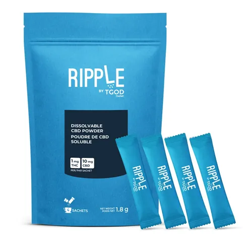 Product image of Dissolvable CBD Powder - Ripple by TGOD - Dry Mix